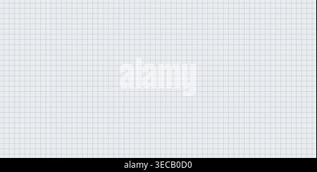 Seamless squared notebook paper texture with blue grid lines on light background. Clean math sheet pattern, school stationery backdrop, geometric design for print, packaging and creative projects. Stock Vector