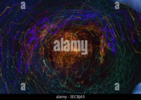 Mesmerizing Abstract Lights Stock Photo