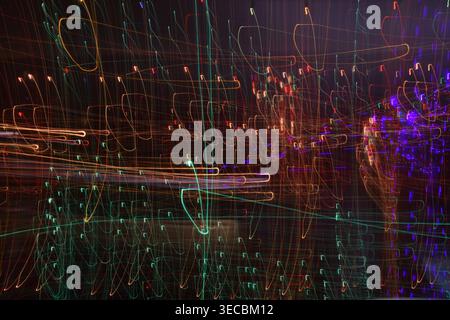 Mesmerizing Abstract Lights Stock Photo