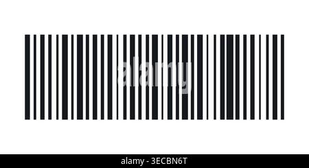 Dummy Barcode vector icon or fake bar code scan label for product price tag and product detail code for retail scanning Vector stock illustration Stock Vector