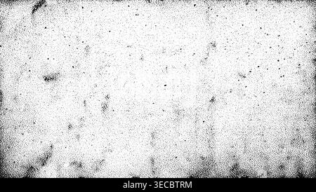 Distressed Grunge Border Texture with Black Speckled Frame Background Stock Vector