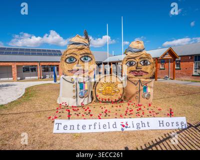 Hay Bale competition  in Tenterfield Stock Photo