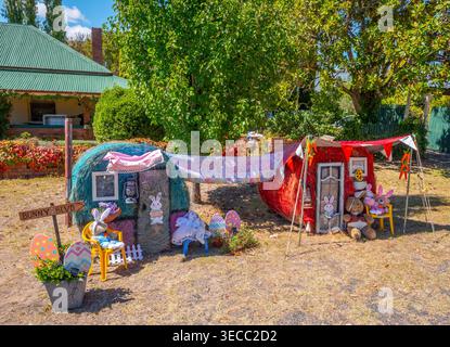 Hay Bale competition  in Tenterfield Stock Photo