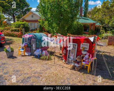 Hay Bale competition  in Tenterfield Stock Photo
