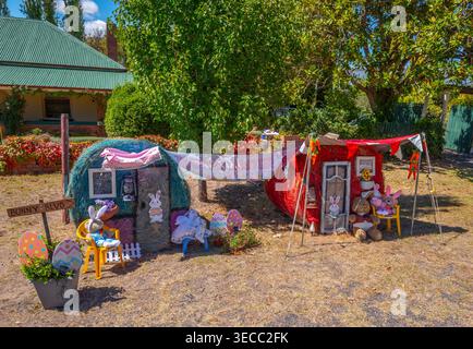 Hay Bale competition  in Tenterfield Stock Photo