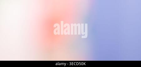 Soft abstract gradient background with pastel pink coral and periwinkle blue tones Stock Photo