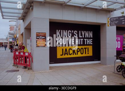 Admiral Slots, a branch of the gaming and gambling arcades which have proliferated across the UK in recent years. Their growth has been subject to criticism due to accusation that they may target the poor and vulnerable. Stock Photo