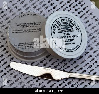 Gentleman's Relish - Patum Peperium, England, UK. Stock Photo