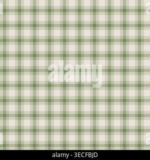 Vintage Checkered Seamless Pattern for tablecloth, dress, skirt, napkin, or other textile design. Vector design. Stock Vector