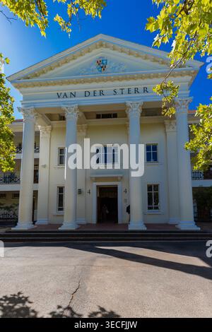 Campus of Stellenbosch University located in Western Cape province of South Africa and well known for its driving knowledge, innovation and transforma Stock Photo