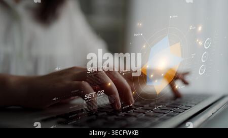 Data analytics and big data strategy for real-time analytics, predictive data modeling, business intelligence analytics, and data-driven decision Stock Photo