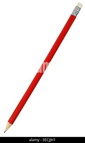 Round pen pencil isolated on white background Stock Photo