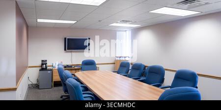 Corporate office conference room, Philadelphia, Pennsylvania USA Stock Photo