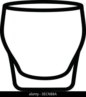 Black frame glasses on white surface Stock Vector