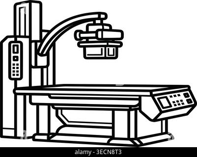 Old printing press machine with ink roller vector Stock Vector