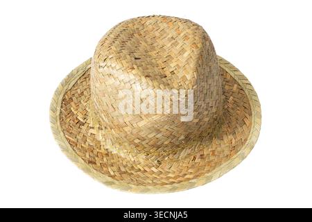 straw hat isolated on white background Stock Photo