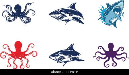 Torn paper effect with a rectangular hole and ragged edges on a red background Stock Vector