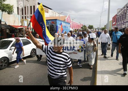 Maracaibo, Venezuela - Friday, May 1, 2026. Venezuelan workers marched ...