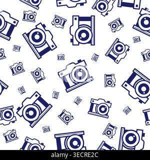 Vintage Camera Seamless Pattern Design Stock Vector