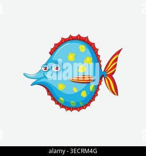 Professional fish brand logo design Stock Vector