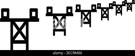Black geometric letter a icon vector Stock Vector