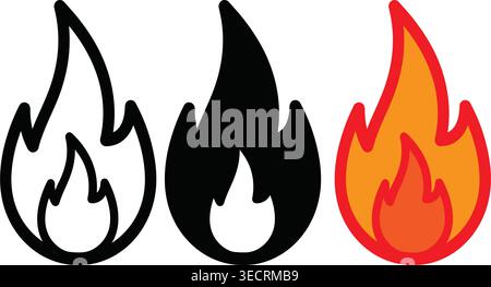 Black hands silhouette in orange circle icon set Stock Vector