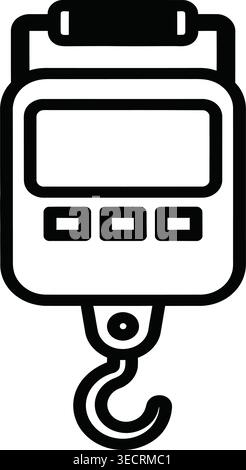 Black square usb flash drive icon vector Stock Vector