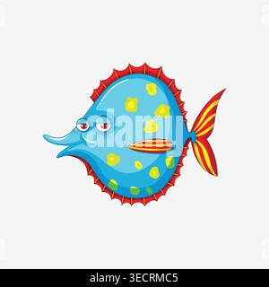 Fish logo design and branding Stock Vector