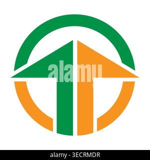 Letter t logo design branding Stock Vector