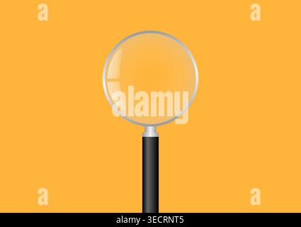 Magnifying Glass. Vector Illustration. Stock Vector