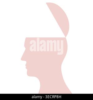 Human Head. Human Avatar. Vector Illustration. Stock Vector