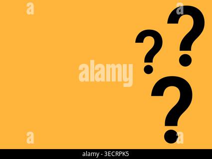 Question Mark. Question and Answer Concept. Vector Illustration. Stock Vector