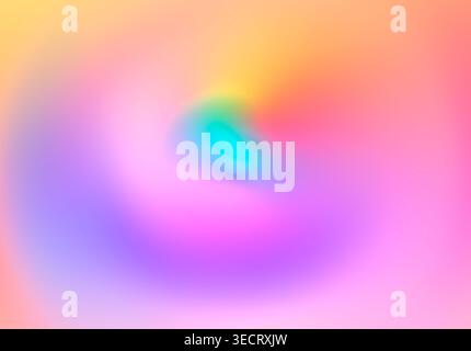 Soft pastel gradient abstract background with blurred geometric shapes and smooth color transitions. Modern minimalist design for banner, poster, bran Stock Photo