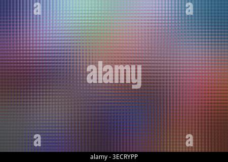 Soft abstract background with pastel gradient colors and subtle mosaic grid pattern. Blurred geometric texture creates a modern, dreamy backdrop for d Stock Photo