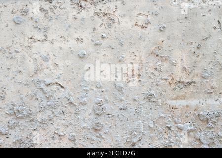 Rustic weathered cracked old  painted concrete wall macro Stock Photo