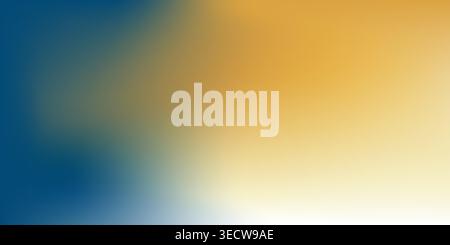 A dynamic abstract background with a smooth shadowy dark blue to light brown and golden gradient. This modern design offers a vibrant yet calming aest Stock Vector
