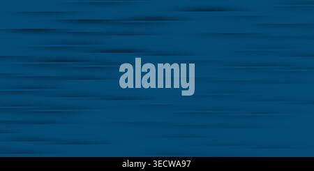 Abstract pattern featuring horizontal striped pattern on deep dark blue background  Scratchy textured surface creates modern design template for web a Stock Vector
