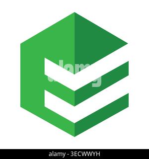 Letter e logo design and branding Stock Vector