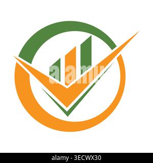 Custom brand logo design download Stock Vector