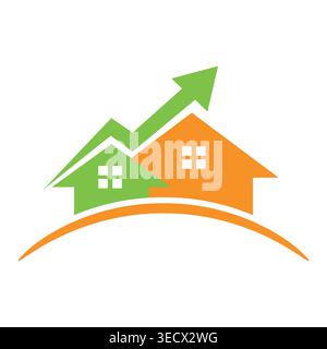 Real state logo design and branding Stock Vector