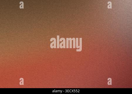 Gradient of warm brown and red colors with noisy textured surface Stock Photo