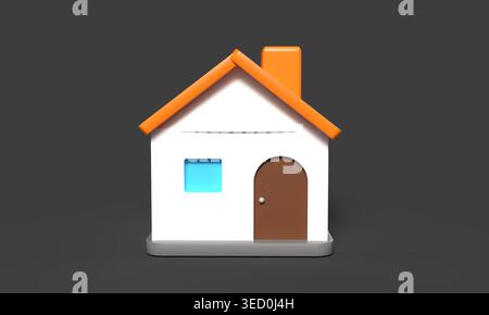 house home architecture real estate building property villa residential object modern residence interior room business mortgage sale rent real estate Stock Photo