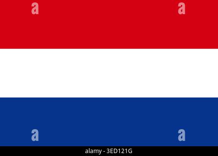 Flag of Netherlands. Netherlands National Flag. Vector Illustration. Stock Vector