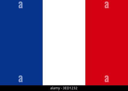 Flag of France. France National Flag. Vector Illustration. Stock Vector