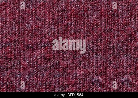 Knitted melange abstract woolen fabric soft texture Stock Photo