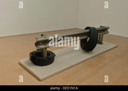 M62 (East, West) by Mike Nelson at Leeds Art Gallery, West Yorkshire, England, UK. Stock Photo