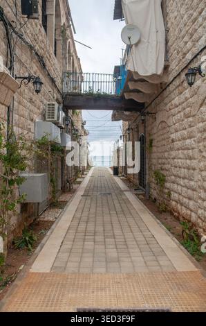 I took these shots while walking through the historic streets of streets of Jounieh. Stock Photo