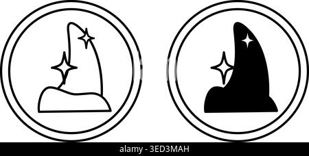 Labels Oral Health. Black and White Vector Icons. Cat's Food Properties. Food Packaging Sticker Stock Vector