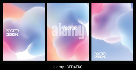 soft luminous clouds, subtle diffusing clouds with soothing light perfect for relaxation visuals Stock Vector