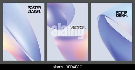 fragile floral display, refined petal forms drifting over mellowcolored panels for artistic projects Stock Vector